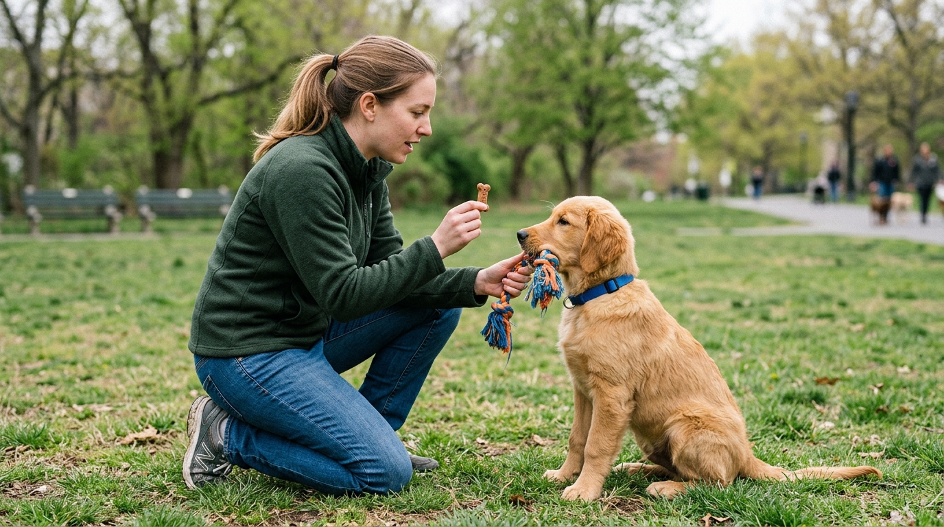 Teaching safe exchanges - preventing resource guarding in puppies
